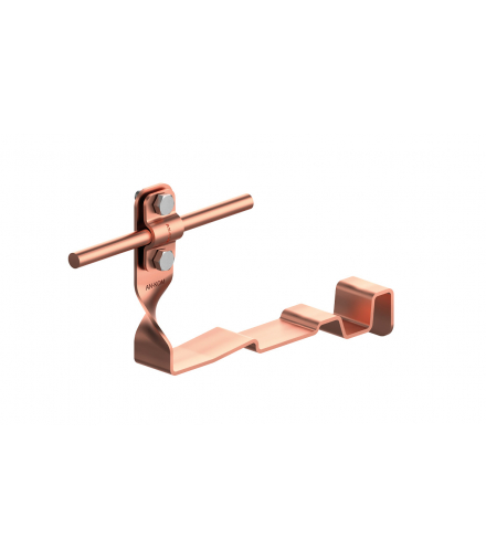 Uchwyt dachówkowy profilowany skręcony Z-śr. WZÓR 22 H 10cm /CU/ TYP AN-28U/CU/