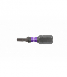 Końcówka wkrętakowa udarowa Hex H6 25mm 5 SZT Hogert HT1S148