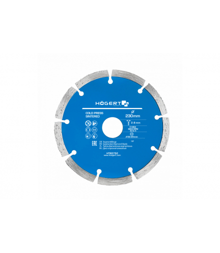 Diamentowa tarcza segmentowa 230 Hogert HT6D752