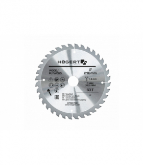 Tarcza pilarska 216x60Tx30 Hogert HT6D788