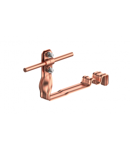 Uchwyt dachówkowy profilowany skręcony Z-śr. WZÓR 9 H 10cm /CU/ TYP AN-28E/CU/-N