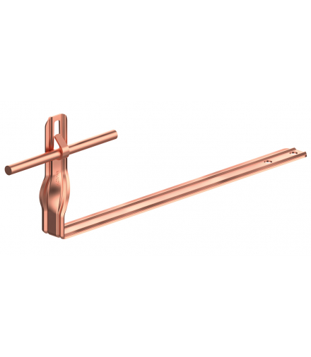 Uchwyt dachówkowy uniwersalny skręcony Z-zag. L 28cm,H 10,4cm/CU/ TYP AN-22A/CU/-N