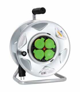 PRZEDŁUŻACZ JEDNOFAZOWY NA BĘBNIE METALOWYM 20M OW3X1,5 IP44 ANLUX 0106001