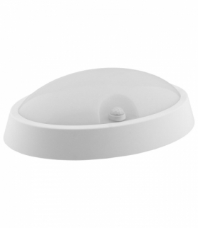 PLAFONIERA LED IP65 OWALNA Z CZUJNIKIEM PIR 12W RUBI ANLUX 0101088