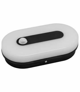 PLAFONIERA LED IP65 OWALNA Z CZUJNIKIEM PIR 10W BERI ANLUX 0101067