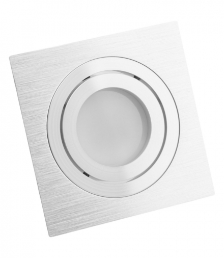 RAMKA DEKORACYJNA OPRAWY DO WBUDOWANIA MR16 KWADRAT RUCHOMA ALUMINIOWA ANLUX 0104008