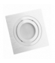 RAMKA DEKORACYJNA OPRAWY DO WBUDOWANIA MR16 KWADRAT RUCHOMA ALUMINIOWA ANLUX 0104008