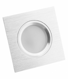 RAMKA DEKORACYJNA OPRAWY DO WBUDOWANIA MR16 KWADRAT STAŁA ALUMINIOWA ANLUX 0104004