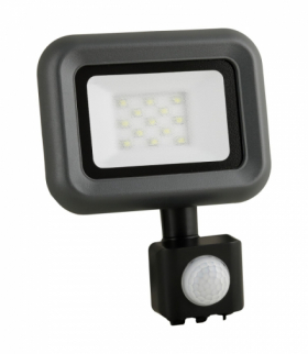 NAŚWIETLACZ LED HELI 10W Z CZUJNIKIEM RUCHU IP65 100LM/W ZIMNY BIAŁY 3 LATA GW. ANLUX 0101034
