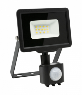 NAŚWIETLACZ LED XENO 10W Z CZUJNIKIEM RUCHU IP65 ZIMNY BIAŁY ANLUX 0101012