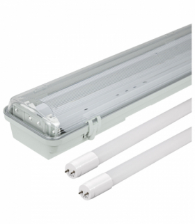 KOMPLET: OPRAWA OHTL-E2 2X36 IP65 + 2XLED2-T8-G-120-18W-NW 0103054