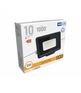 NAŚWIETLACZ LED XENO 10W 100LM/W NEUTRALNY BIAŁY ANLUX 0101001