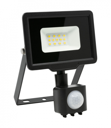 NAŚWIETLACZ LED XENO 10W Z CZUJNIKIEM RUCHU IP65 100LM/W NEUTRALNY BIAŁY ANLUX 0101011