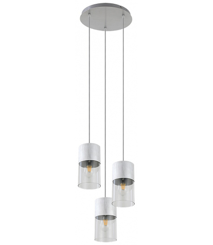 Lampa wisząca Zelkova E27 3x MAX 40W Rabalux 3155