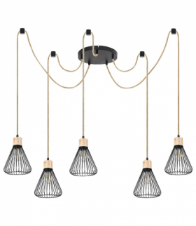 Lampa wisząca Farfalle E27 5x MAX 40W Rabalux 3150