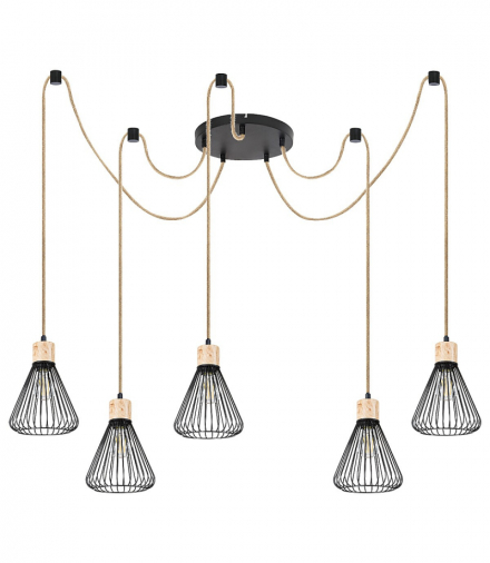 Lampa wisząca Farfalle E27 5x MAX 40W Rabalux 3150