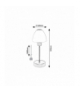 Lampka nocna Lydia E14 1x MAX 40W Rabalux 2295