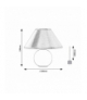Lampka nocna Ariel E14 1x MAX 40W Rabalux 2146