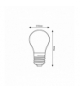 Żarówka LED Filament E27 6W ciepła biel 2700K 870lm Rabalux 2072