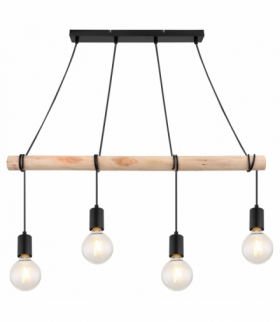 Lampa wisząca Pablo E27 4x MAX 40W Rabalux 3980