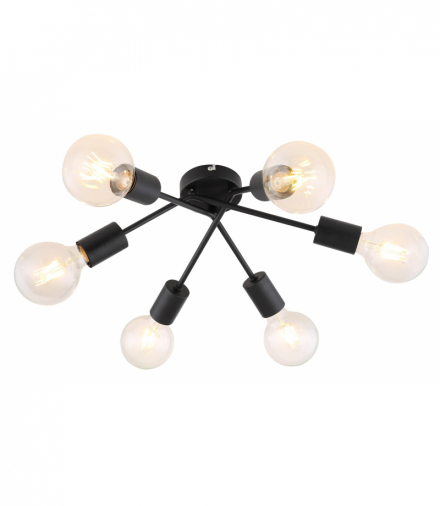 Lampa sufitowa Lamar E27 6x MAX 40W Rabalux 3990