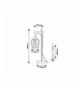 Lampa stołowa Fabian E27 1x MAX 40W Rabalux 5245