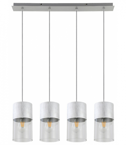 Lampa wisząca Zelkova E27 4x MAX 40W Rabalux 3156