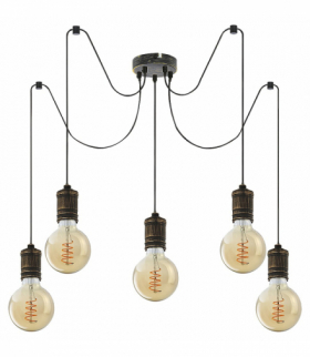 Lampa wisząca Fidel E27 5x MAX 25W Rabalux 3218