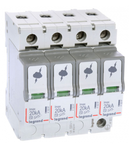 Ogranicznik przepięć C Typ 2 4P 20kA 1,2kV 412223 Legrand