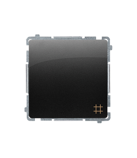 Łącznik krzyżowy (moduł) 10AX 250V, zaciski śrubowe, czarny mat BMW7.01/49