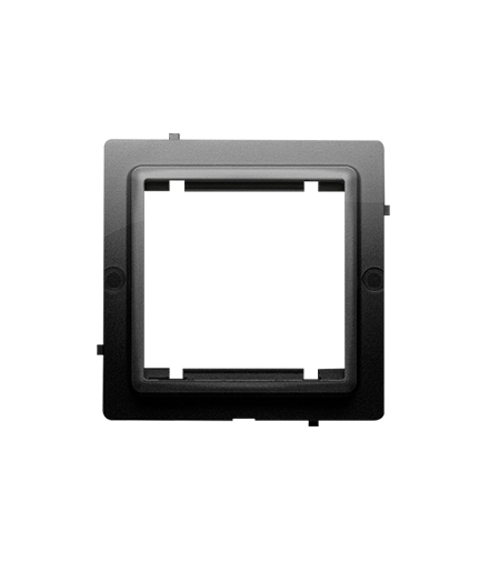Adapter przejściówka na osprzęt standardu 45×45 mm czarny mat BMA45M/49