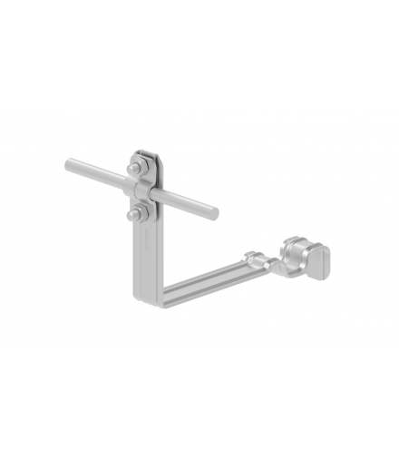 Uchwyt dachówkowy profilowany prosty Z-śr. WZÓR 20 H 10cm /OH/ TYP AN-25S/OH/-N