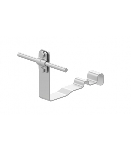 Uchwyt dachówkowy profilowany prosty Z-śr. WZÓR 6 H 10cm /OH/ TYP AN-25B/OH/