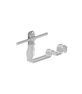 Uchwyt dachówkowy profilowany skręcony Z-śr. WZÓR 15 H 10cm /OH/ TYP AN-28M/OH/-N