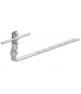 Uchwyt dachówkowy regulowany skręcony Z-śruba L 42cm,H 9,6cm /OH/ TYP AN-29KL/OH/-N