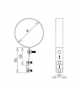 Uchwyt na rurę spustową fi110 mm Z-Śruba /CU/ TYP AN-70F/CU/