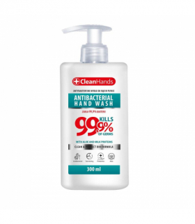 Antybakteryjne mydło w płynie Clean Hands bio formuła 99,9% 300 ml CNH3944