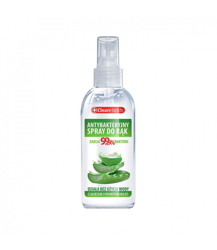 Spray antybakteryjny do rąk z aloesem i wit. B5 Clean Hands, 100 ml CNH0066