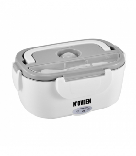 Elektryczny lunch box, inox, szary, Noveen LB410