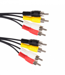 Przewód 4xCINCH-4xCINCH, 3 m EN24