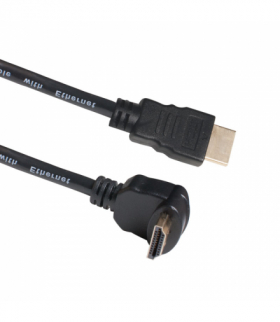 Przewód HDMI kątowy-prosty - HDMI prosty, 1,5 m HDMI15A