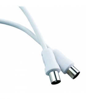 Przewód TV-VIDEO, 5 m, biały F04