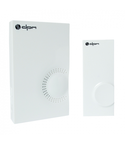 Dzwonek bezprzewodowy bateryjny, biały WH518DW