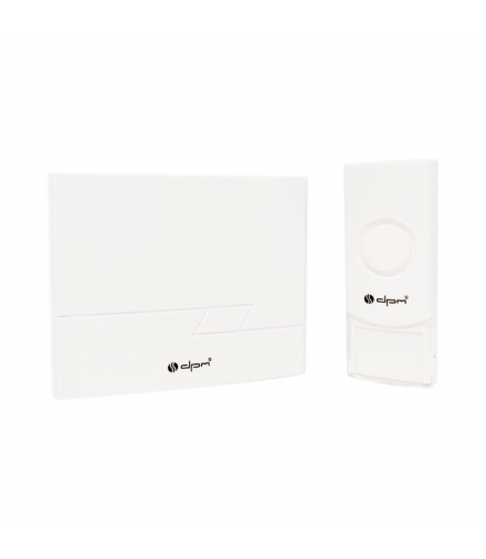 Dzwonek bezprzewodowy bateryjny, biały W880W