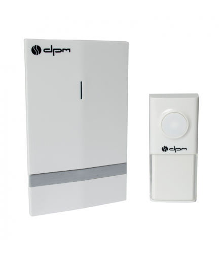 Dzwonek bezprzewodowy bezbateryjny, odbiornik 230 V, biały WF538W