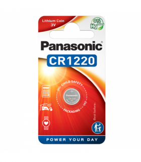 Bateria guzikowa CR1220, 1 szt., blister, PANASONIC PNCR1220-1BP
