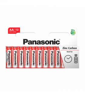 Baterie R06 (AA), 12 szt., blister, PANASONIC PNR06-12BP