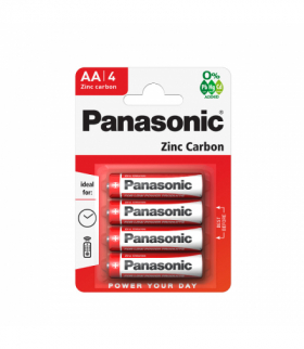 Baterie R06 (AA), 4 szt., blister, PANASONIC PNR06-4BP