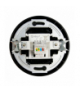 Gniazdo komputerowe 1 x RJ45 z ramką, czarne, LOFT LF0004B