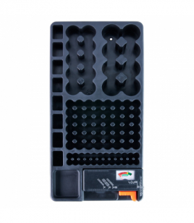 Organizer na baterie z testerem MW098